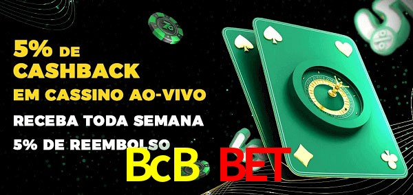 Promoções do cassino ao Vivo BcB Bet